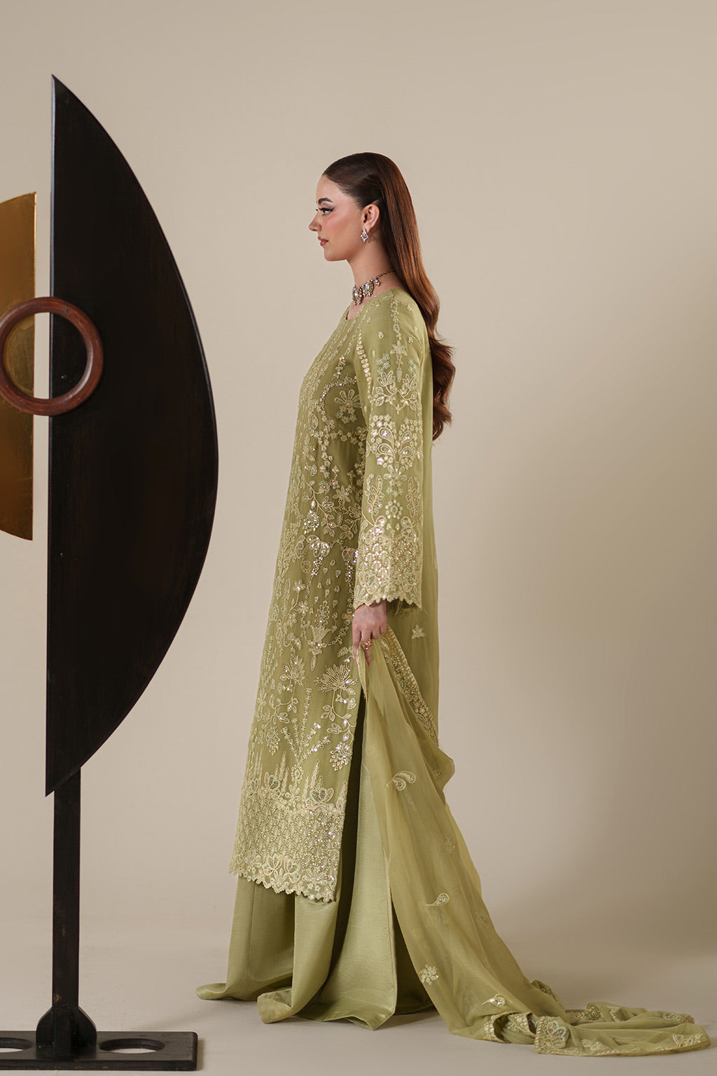 Emaan Adeel | Nouvelle Luxury Chiffon | NOLA - Formal Dress - available at Maria Faisal in UK and USA.