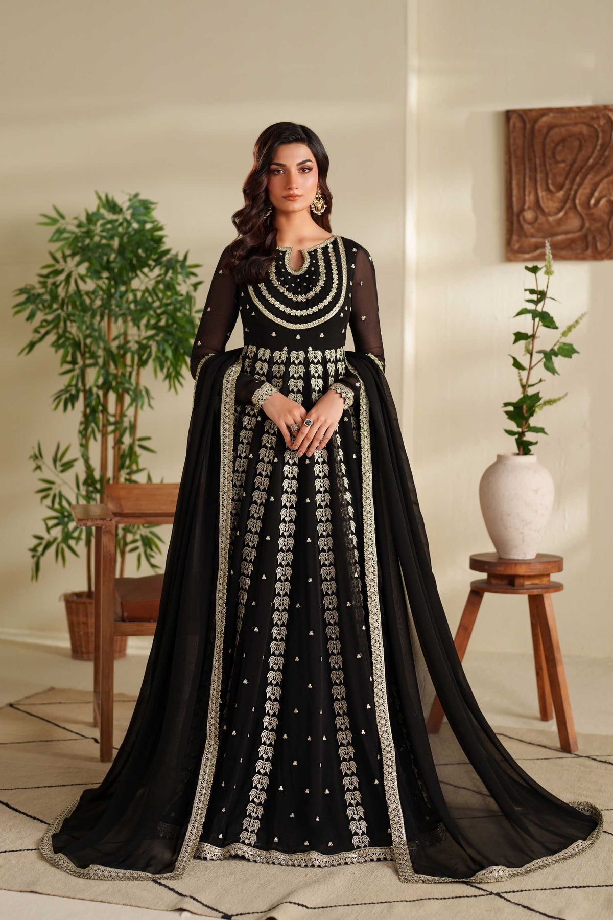 Akbar Aslam | Formal Pret | Parizay - Formal Dress - available at Maria Faisal in UK and USA.