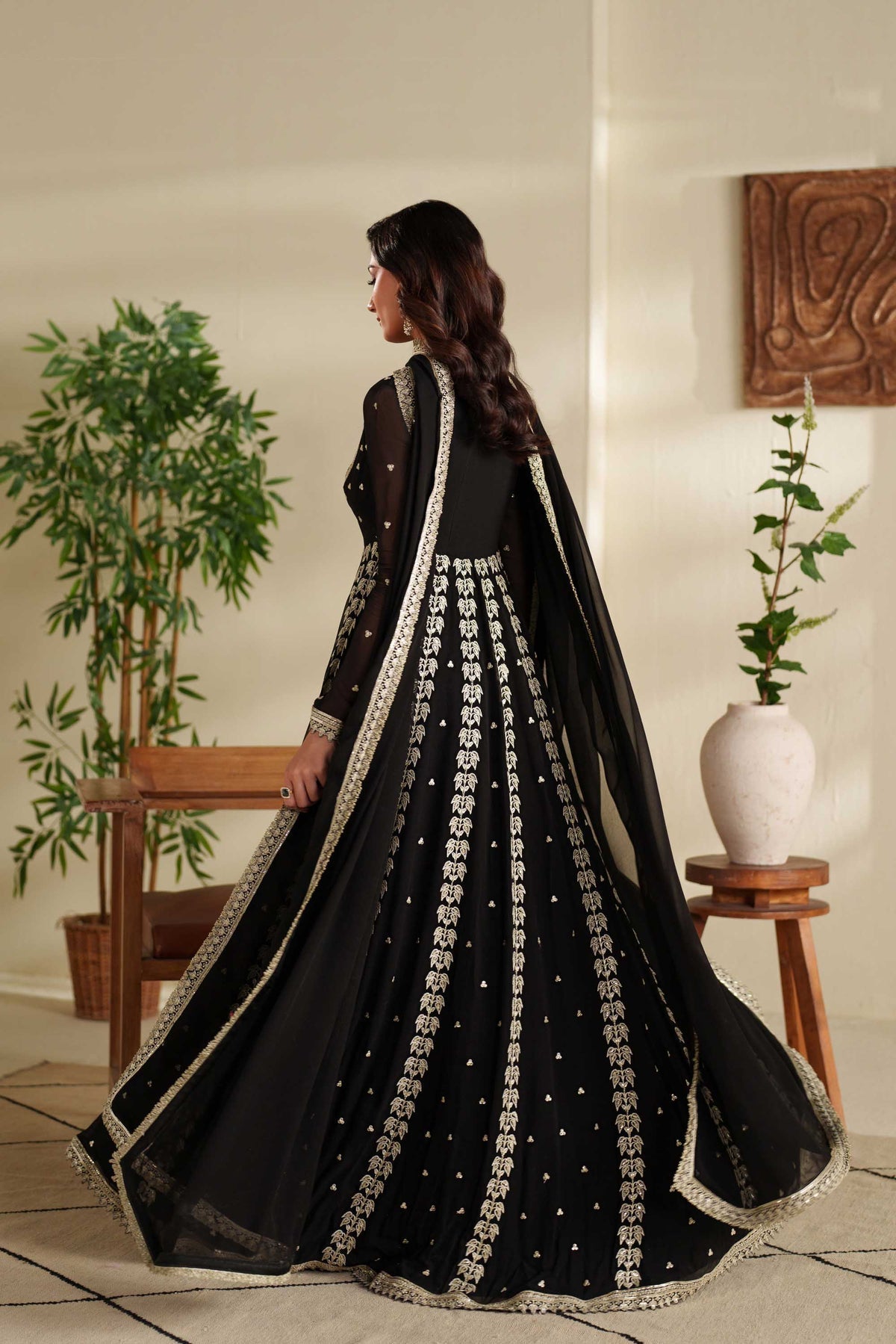 Akbar Aslam | Formal Pret | Parizay - Formal Dress - available at Maria Faisal in UK and USA.