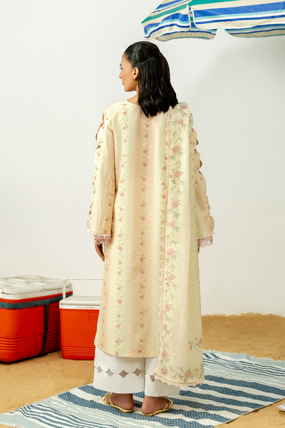 Zarposh | Sundaze Luxe Pret | MARZIPAN - Luxury Dress - available at Maria Faisal in UK and USA.