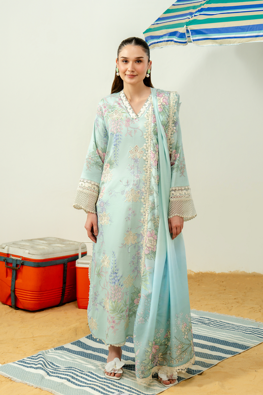 Zarposh | Sundaze Luxe Pret | Avya - Luxury Dress - available at Maria Faisal in UK and USA.