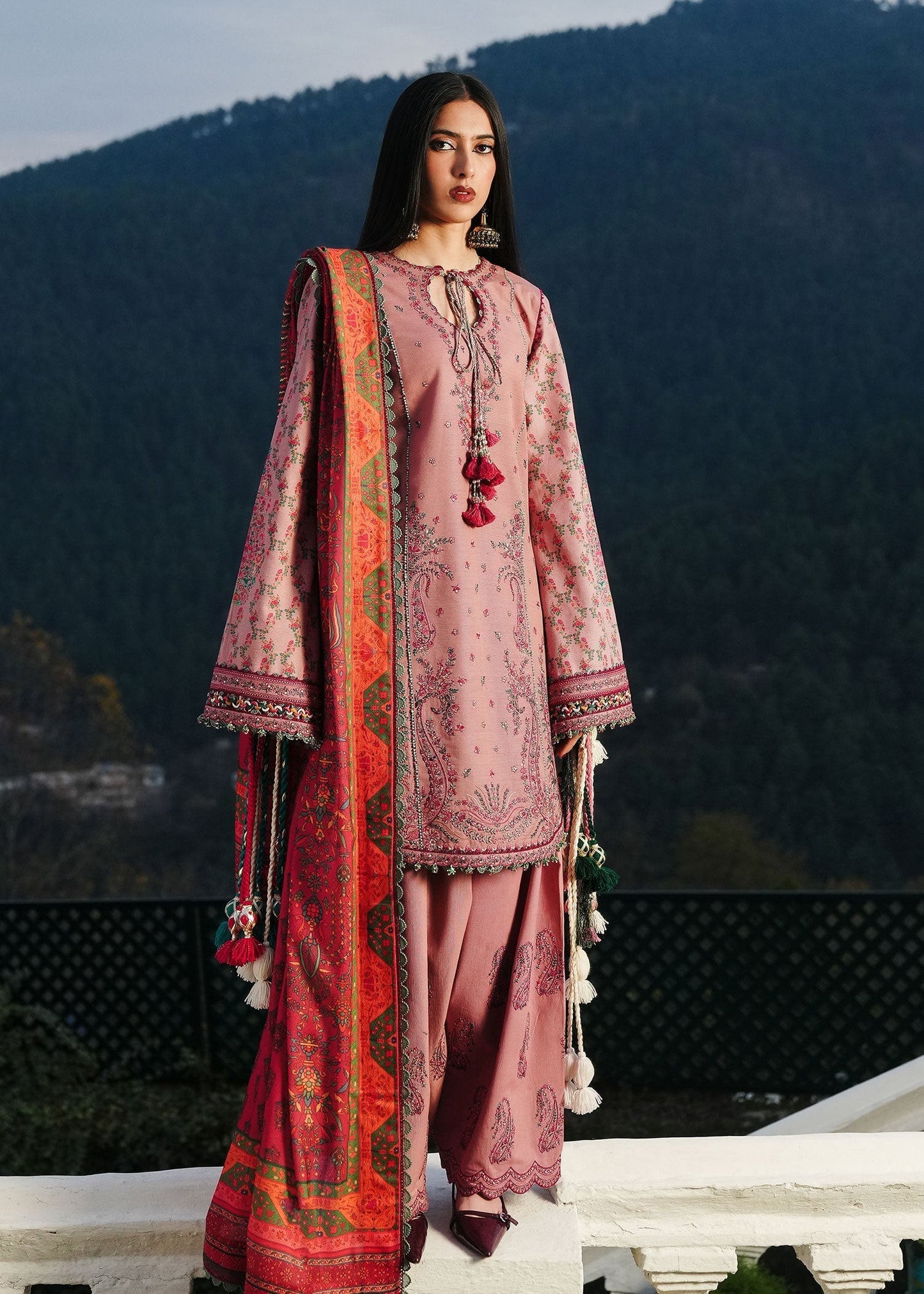 Hussain Rehar | Winter Shawl 24 | Mehr - Ladies Clothes - Maria Faisal
