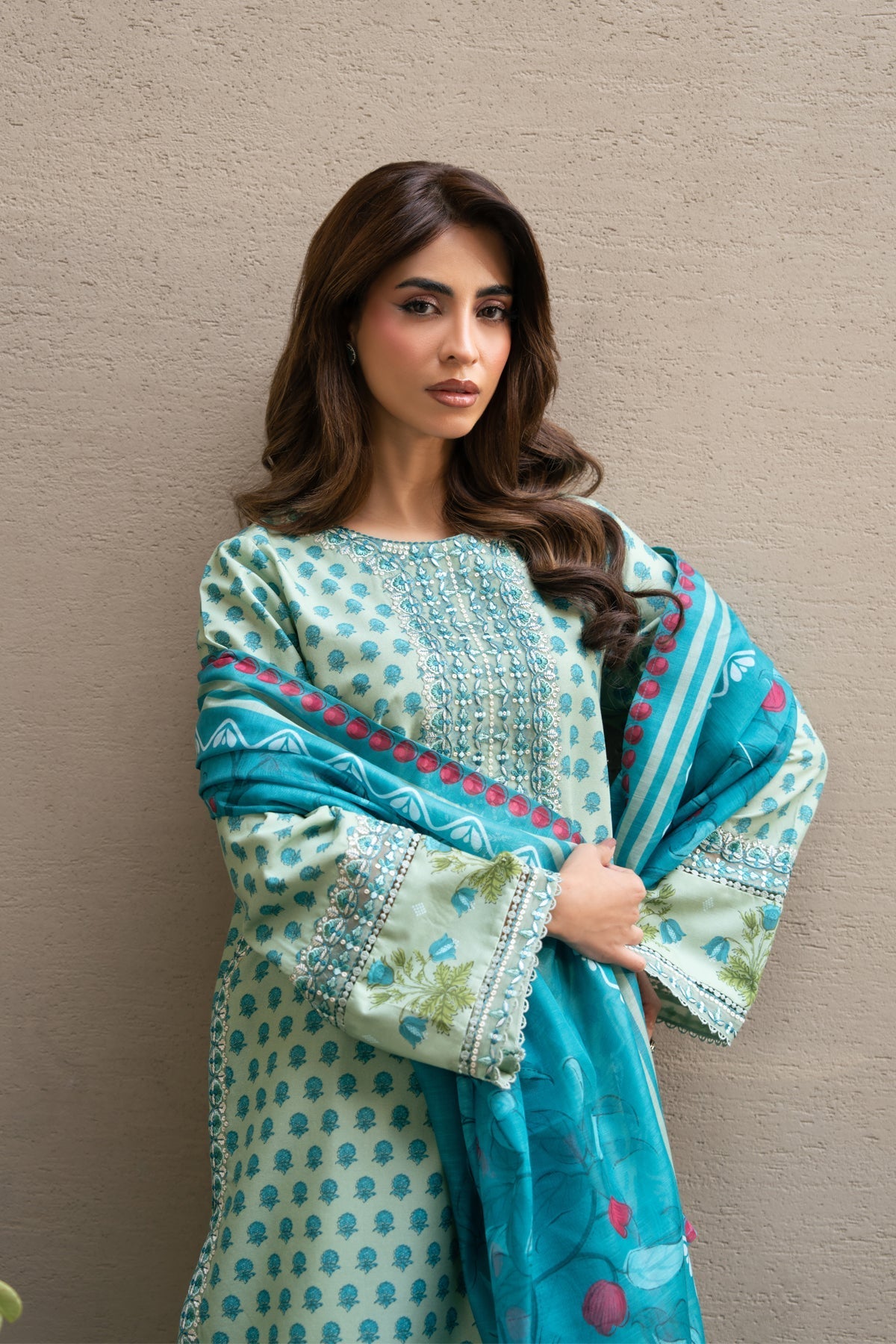 Xenia Formals | Layana Summer 26 | ZAHARA - Dress - available at Maria Faisal in UK and USA.