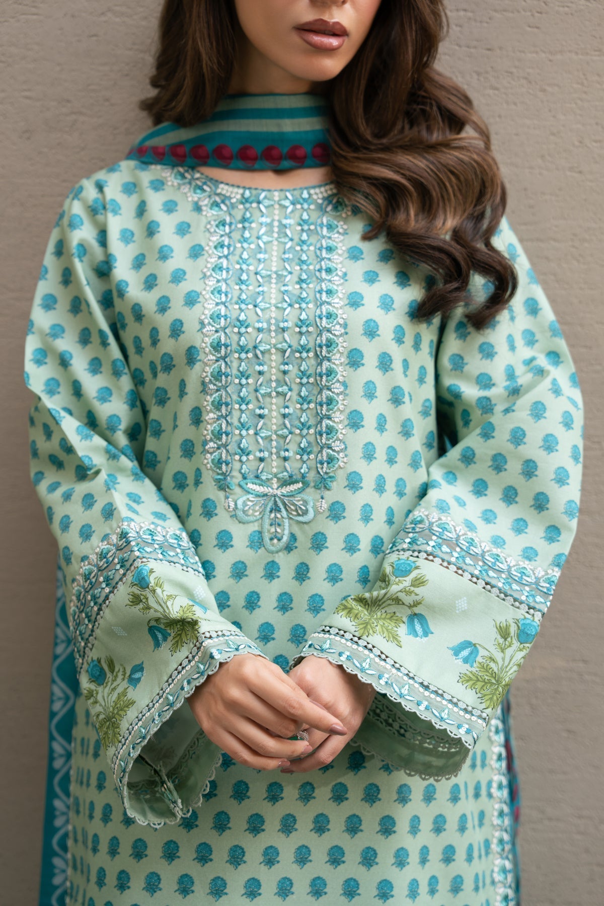 Xenia Formals | Layana Summer 26 | ZAHARA - Dress - available at Maria Faisal in UK and USA.
