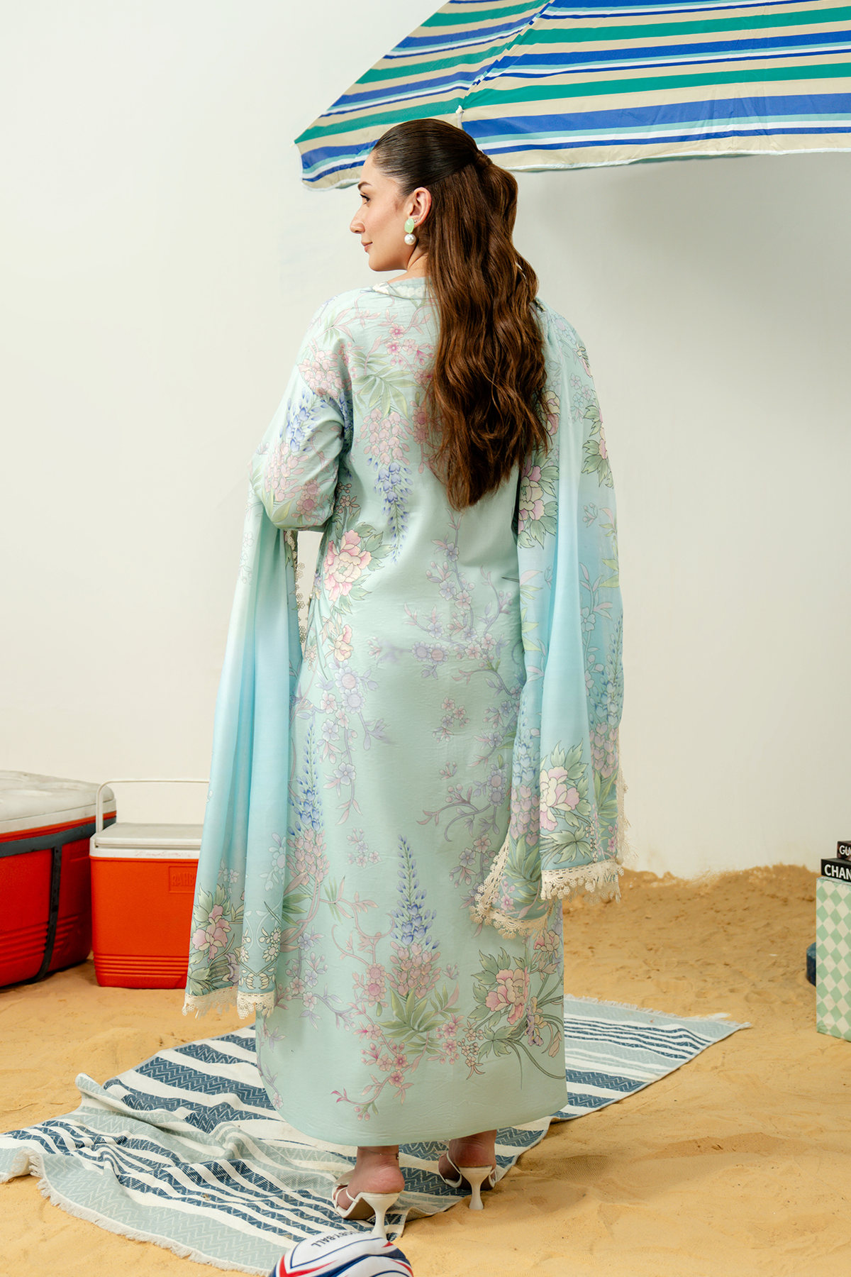 Zarposh | Sundaze Luxe Pret | Avya - Luxury Dress - available at Maria Faisal in UK and USA.