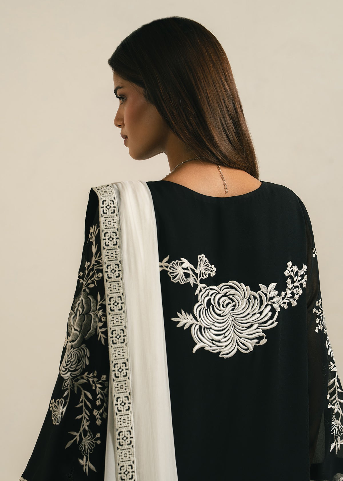 Mahgul | Alea Luxury Pret | Phantom - Luxury Dress - available at Maria Faisal in UK and USA.