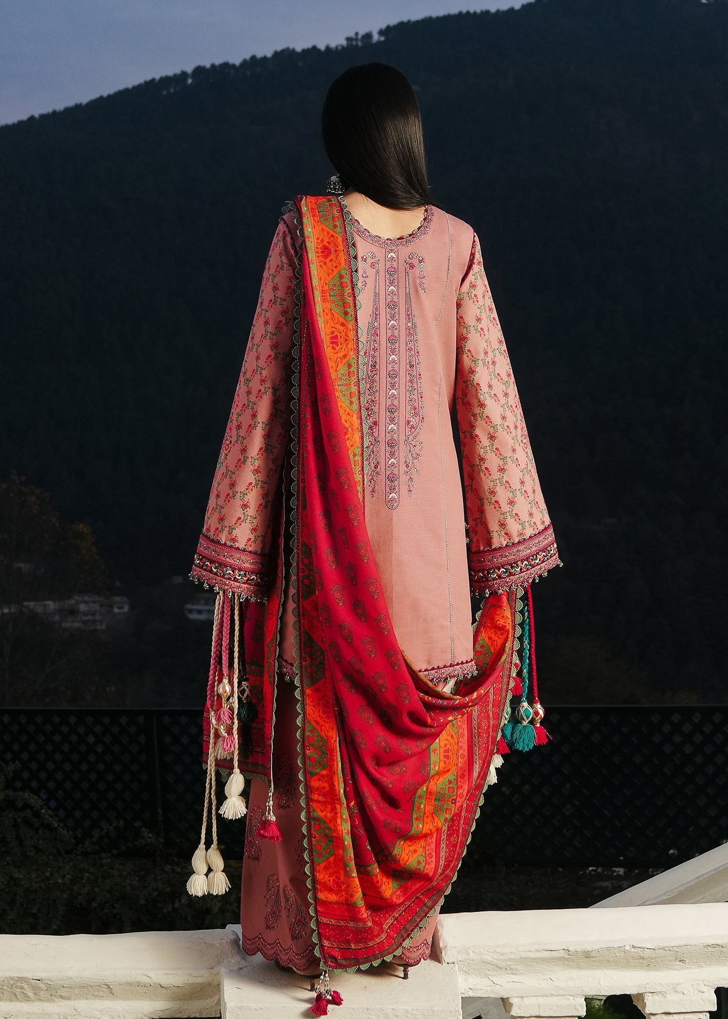 Hussain Rehar | Winter Shawl 24 | Mehr - Ladies Clothes - Maria Faisal