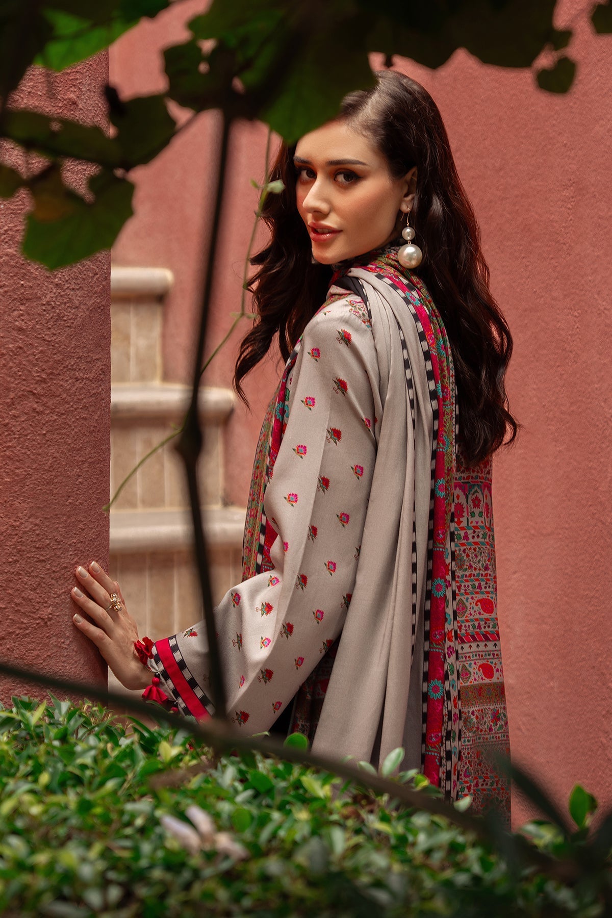 Charizma | C Prints Winter 25 |  3-PC Unstitched Printed Linen Collection CPW5-01 - Ladies Clothes - Maria Faisal