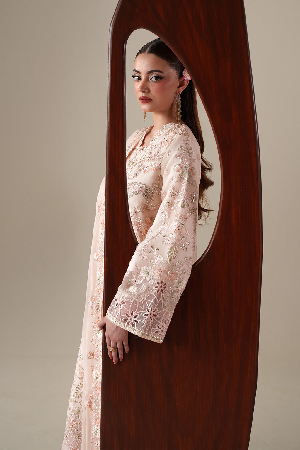 Emaan Adeel | Nouvelle Luxury Chiffon | LUMI - Formal Dress - available at Maria Faisal in UK and USA.