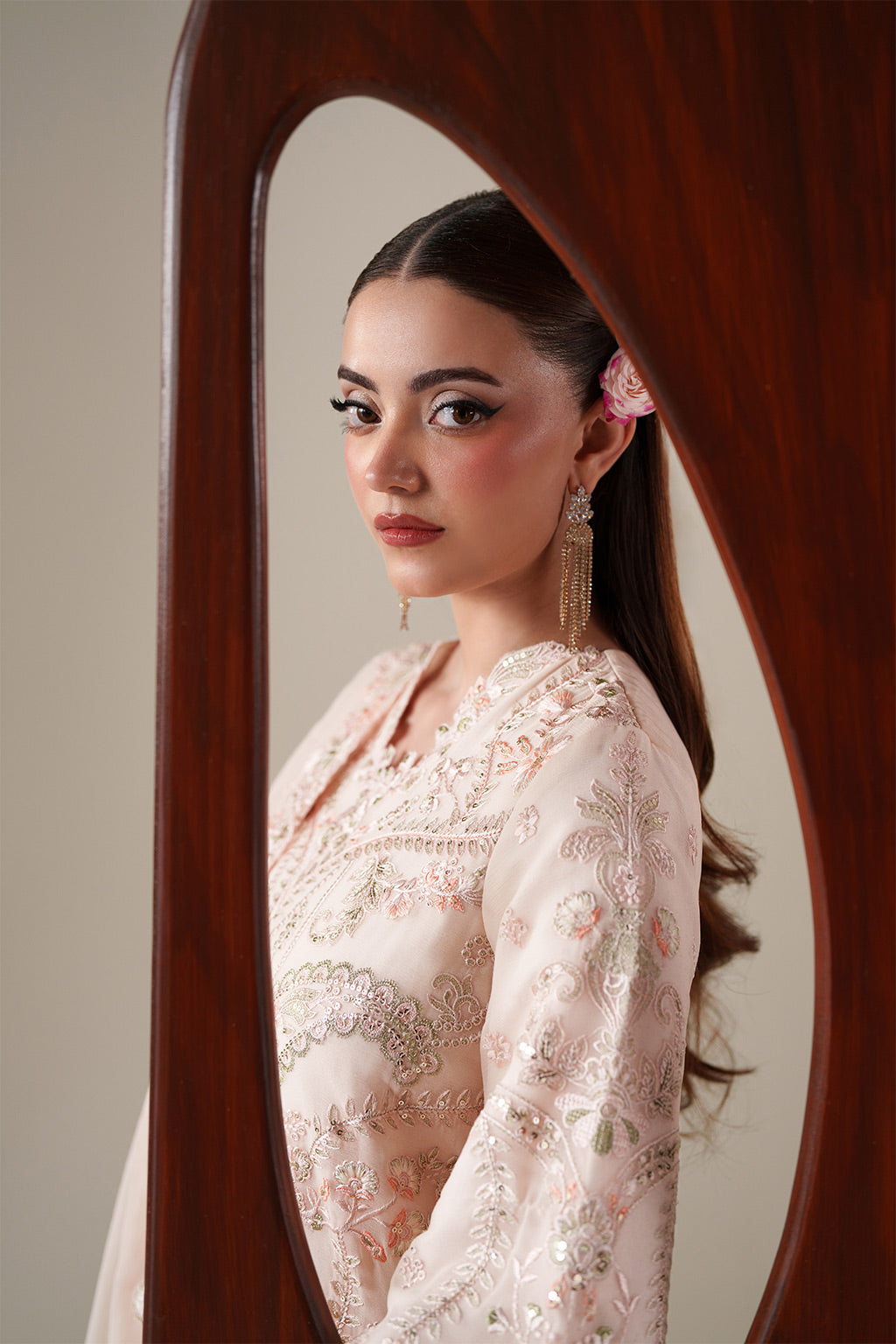 Emaan Adeel | Nouvelle Luxury Chiffon | LUMI - Formal Dress - available at Maria Faisal in UK and USA.