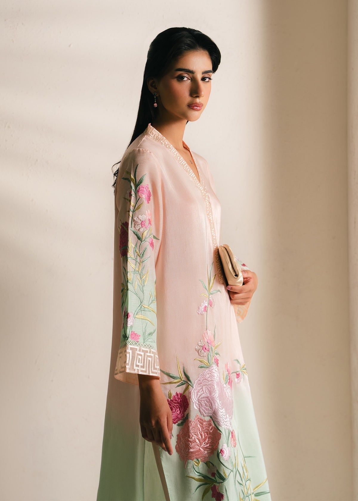 Mahgul | Alea Luxury Pret | Dawn - Luxury Dress - available at Maria Faisal in UK and USA.