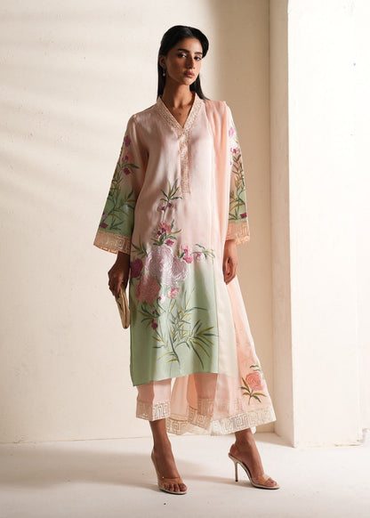 Mahgul | Alea Luxury Pret | Dawn - Luxury Dress - available at Maria Faisal in UK and USA.