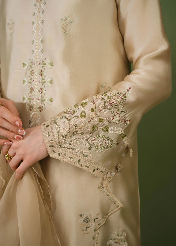 Jeem | Celestial Luxe Formals |BEIGE - Formal Dress - available at Maria Faisal in UK and USA.