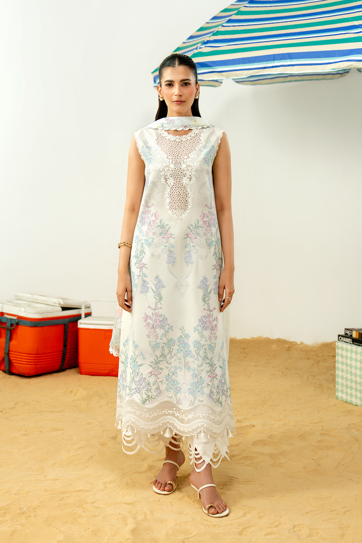 Zarposh | Sundaze Luxe Pret | Junia - Luxury Dress - available at Maria Faisal in UK and USA.