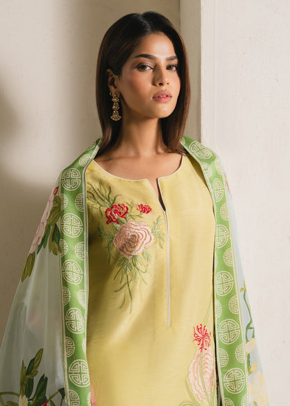 Mahgul | Alea Luxury Pret | Mimosa - Luxury Dress - available at Maria Faisal in UK and USA.