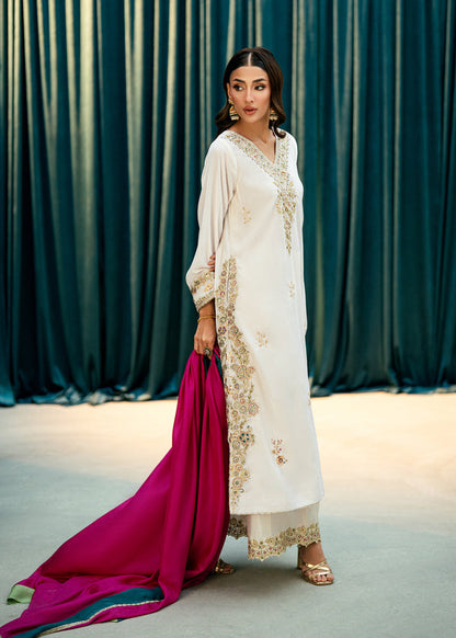 Imperial Ivory – authentic Pakistani dress from the Velvet Code collection for women in the UK