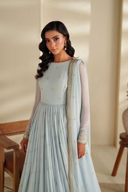 Akbar Aslam | Formal Pret | Hayie - Formal Dress - available at Maria Faisal in UK and USA.