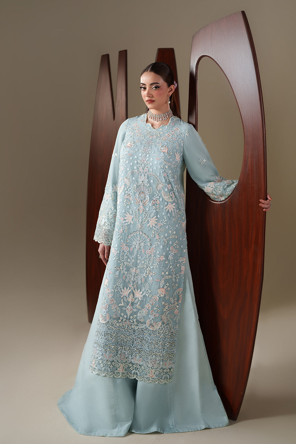 Emaan Adeel | Nouvelle Luxury Chiffon | ARIA - Formal Dress - available at Maria Faisal in UK and USA.