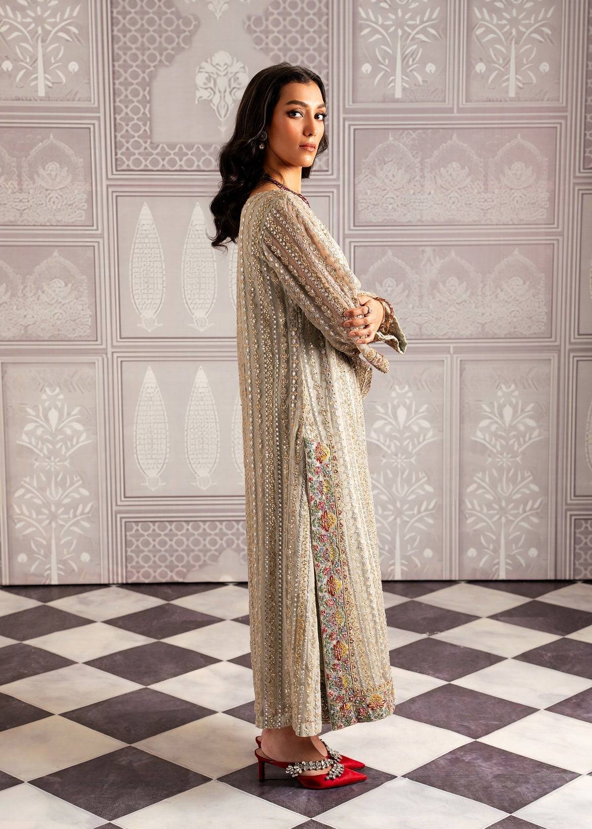 Mahgul | Echoes of Elara | Mint Gold by Maria Faisal - Registered Vendor of : Mahgul - type : Ladies Clothes - 100% original wedding dresses