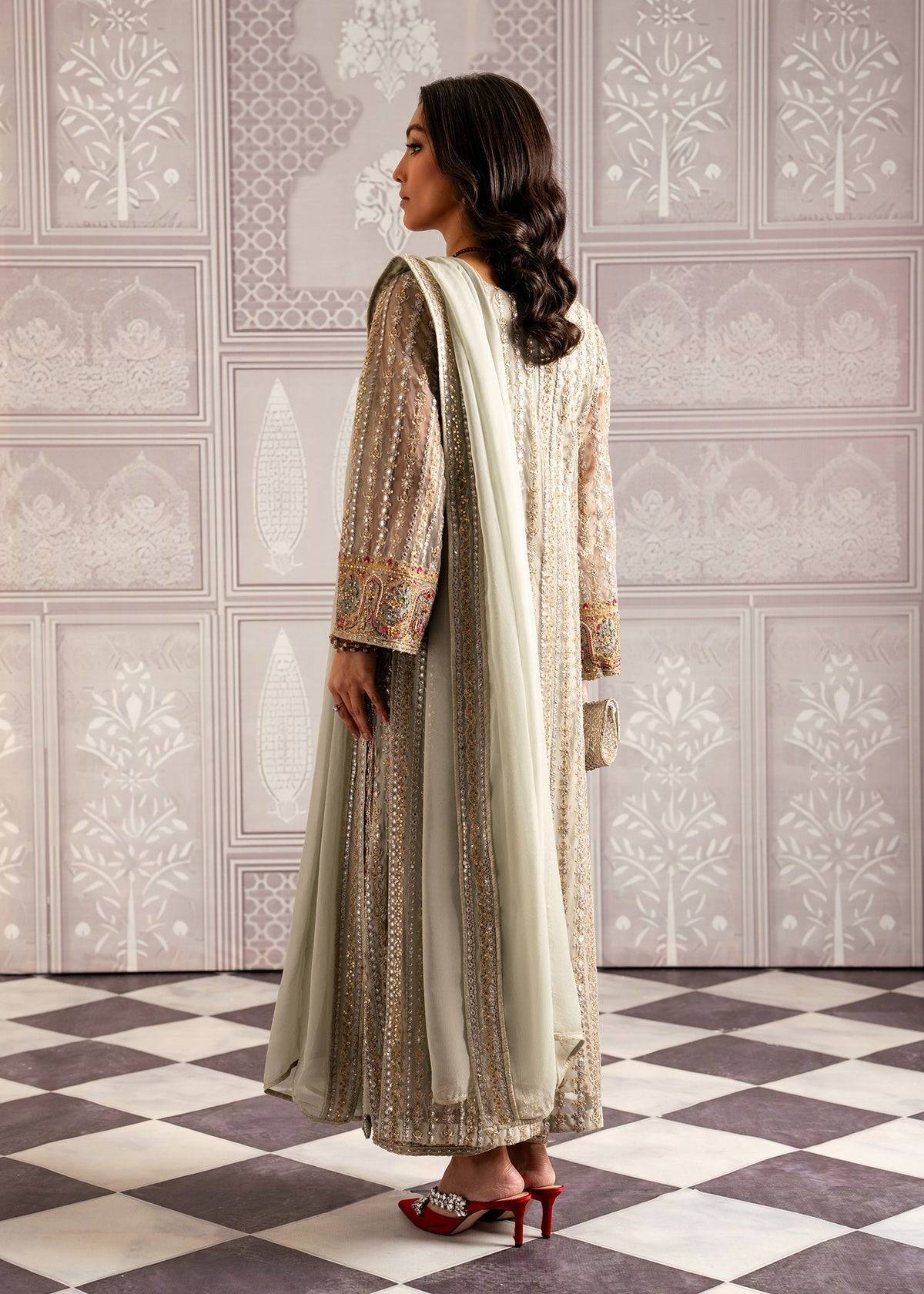 Mahgul | Echoes of Elara | Mint Gold by Maria Faisal - Registered Vendor of : Mahgul - type : Ladies Clothes - 100% original wedding dresses