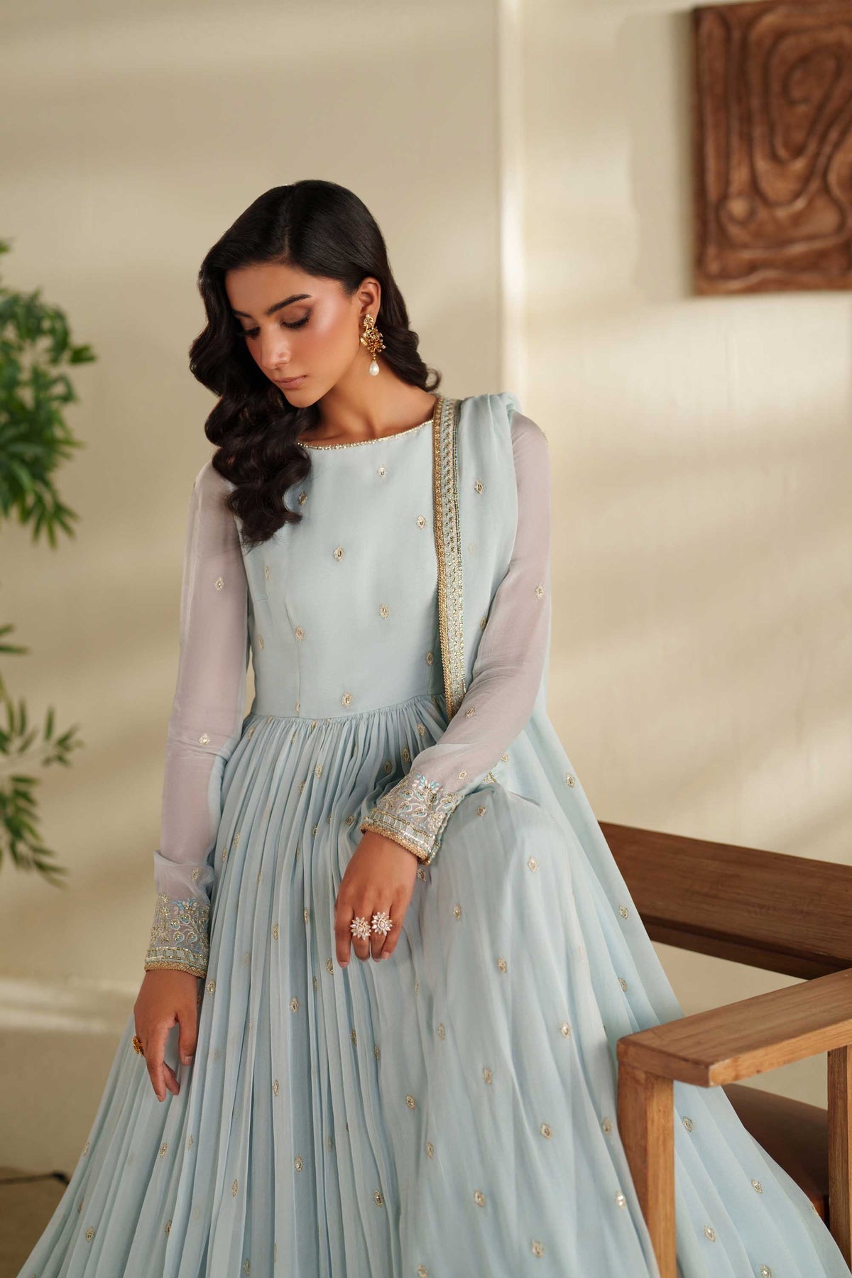 Akbar Aslam | Formal Pret | Hayie - Formal Dress - available at Maria Faisal in UK and USA.