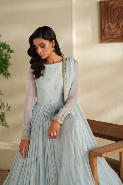 Akbar Aslam | Formal Pret | Hayie - Formal Dress - available at Maria Faisal in UK and USA.