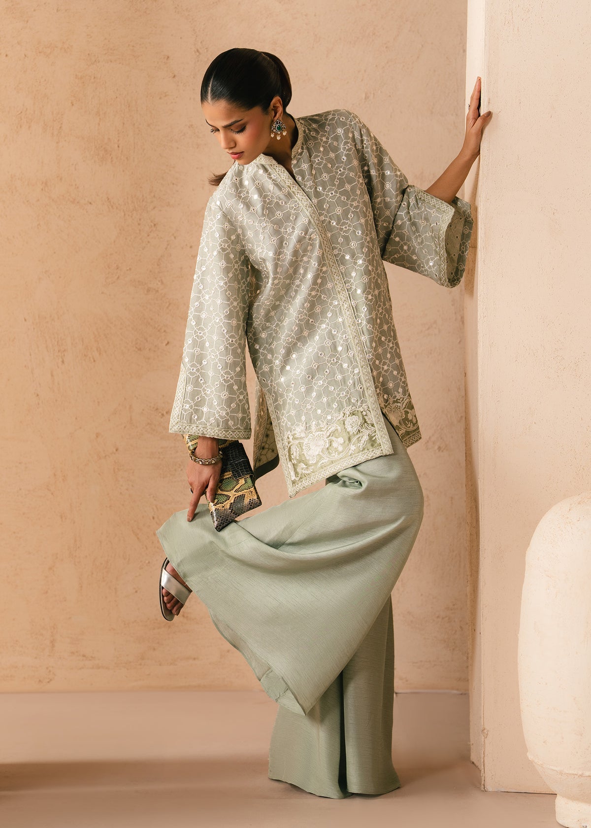 Mahgul | Alea Luxury Pret | Aquae - Luxury Dress - available at Maria Faisal in UK and USA.