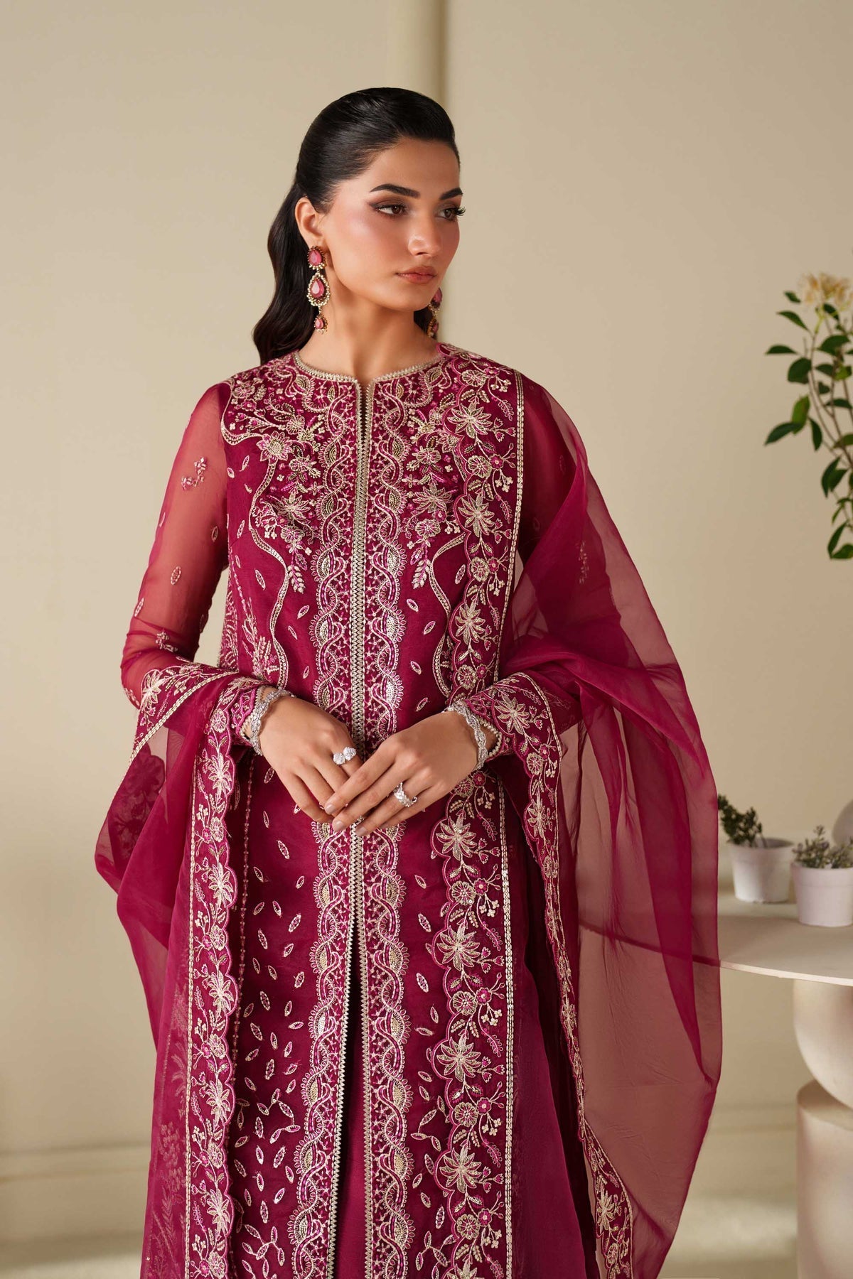 Akbar Aslam | Formal Pret | Zarmin - Formal Dress - available at Maria Faisal in UK and USA.