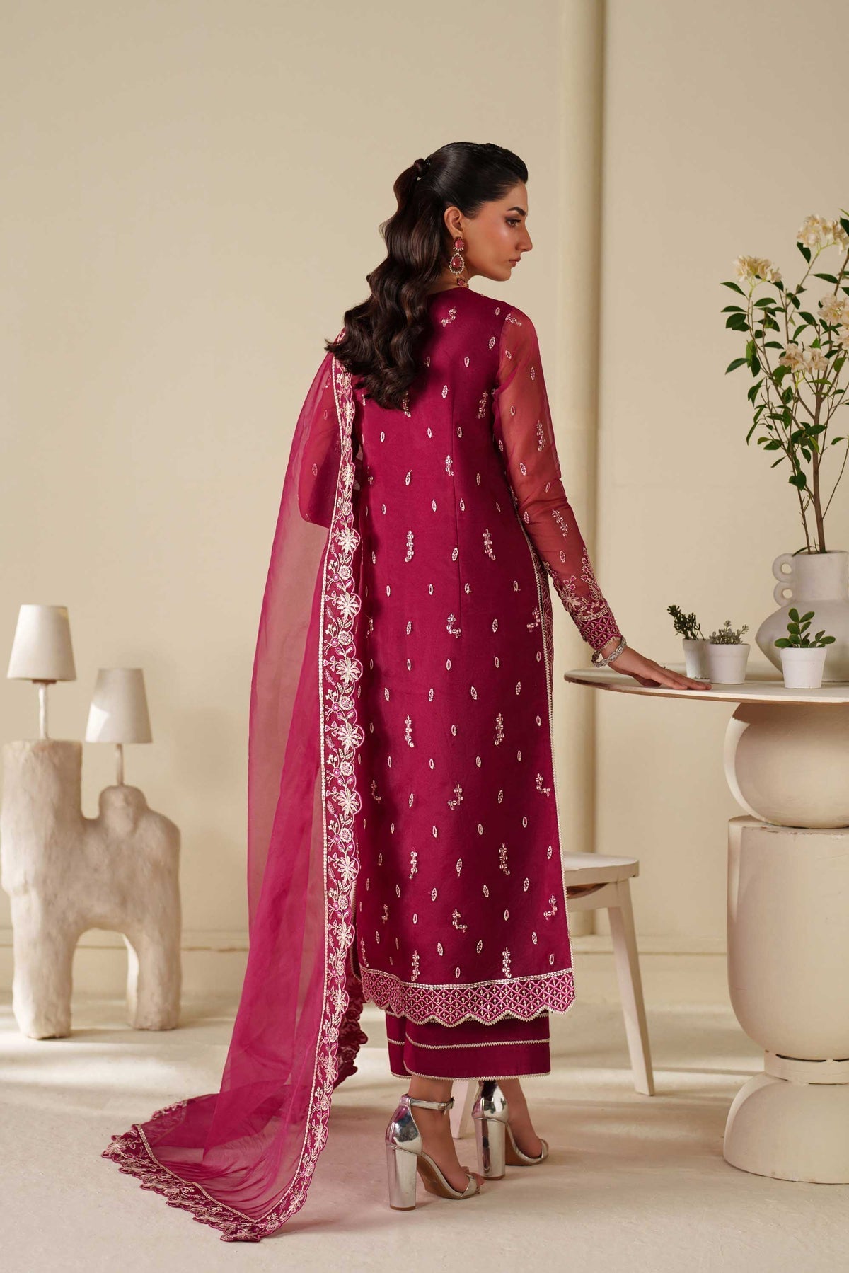 Akbar Aslam | Formal Pret | Zarmin - Formal Dress - available at Maria Faisal in UK and USA.