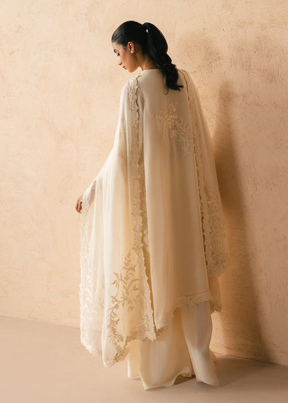 Mahgul | Alea Luxury Pret | Dove - Luxury Dress - available at Maria Faisal in UK and USA.