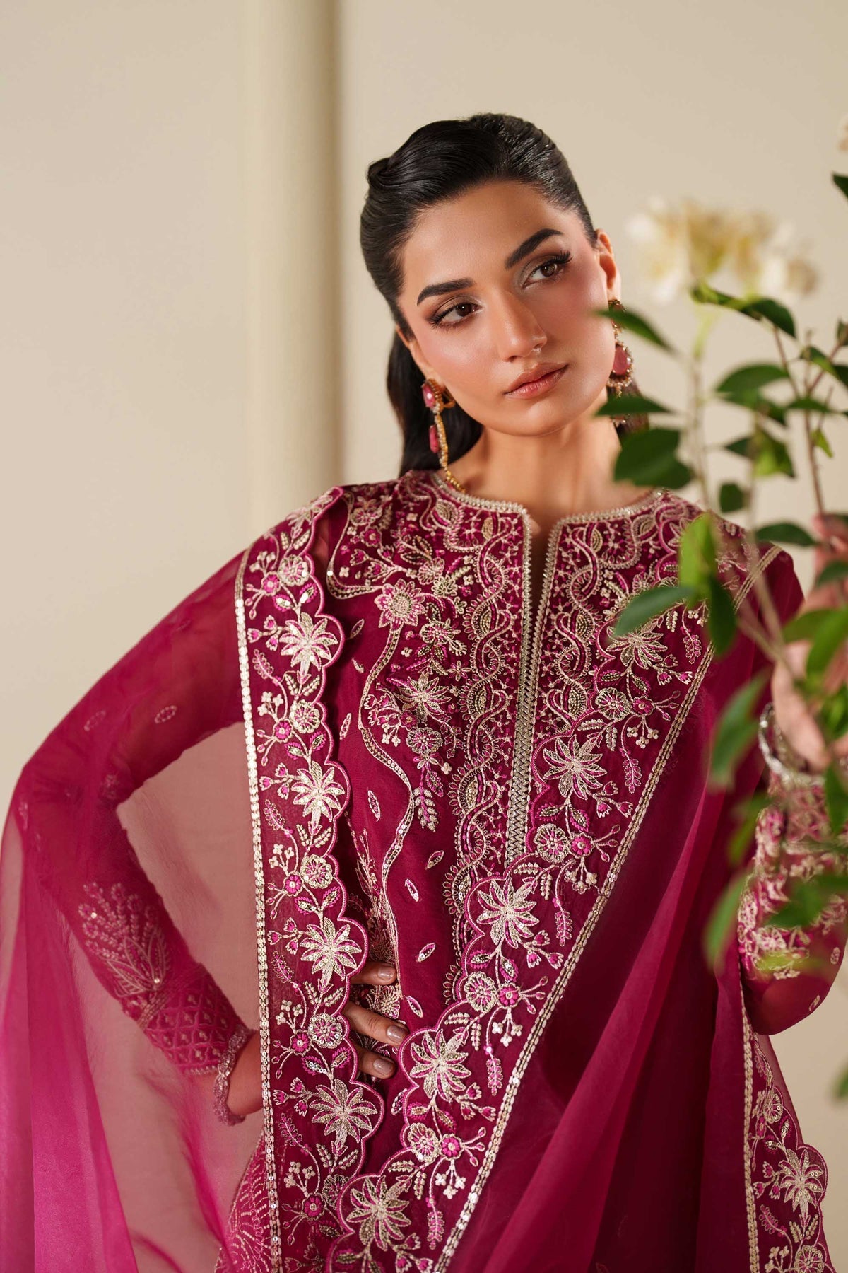 Akbar Aslam | Formal Pret | Zarmin - Formal Dress - available at Maria Faisal in UK and USA.