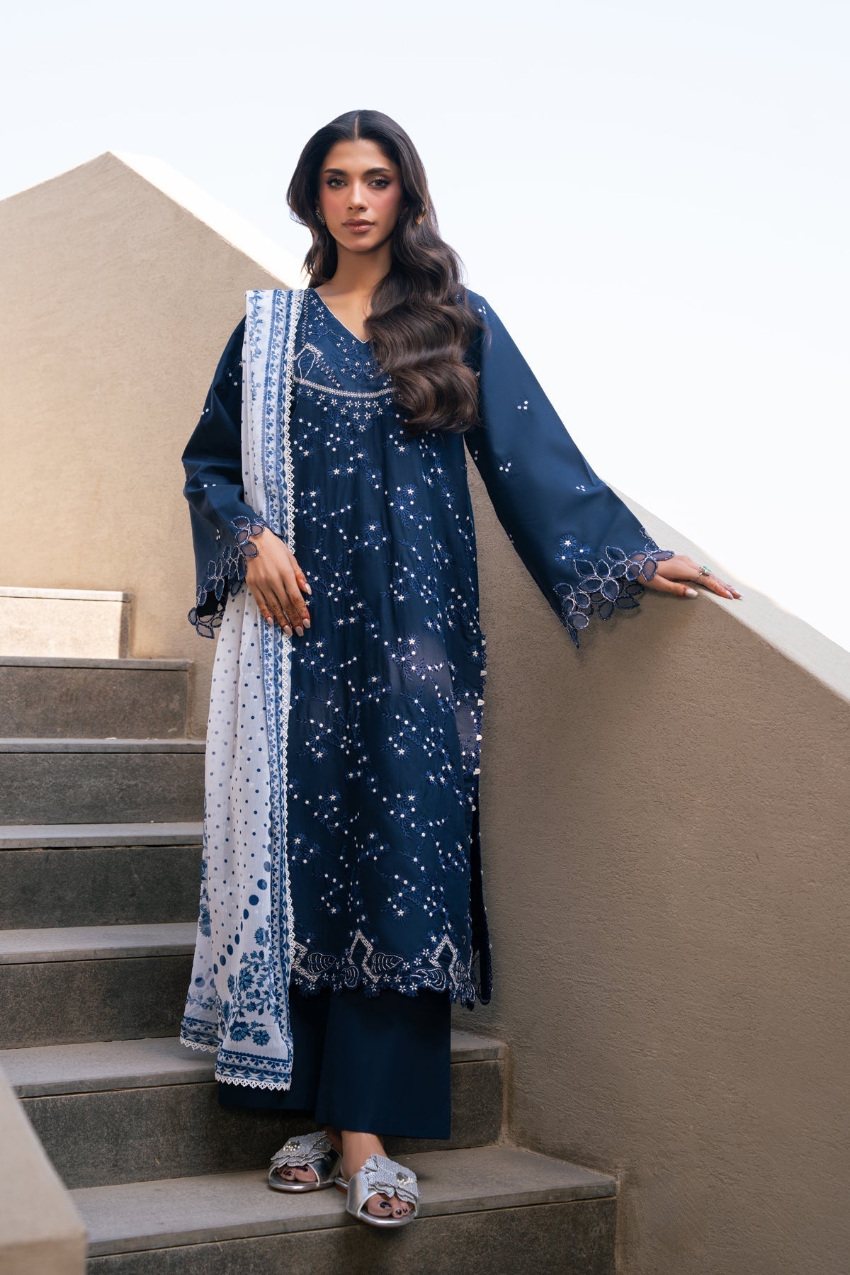 Xenia Formals | Layana Summer 26 | TALIA - Dress - available at Maria Faisal in UK and USA.