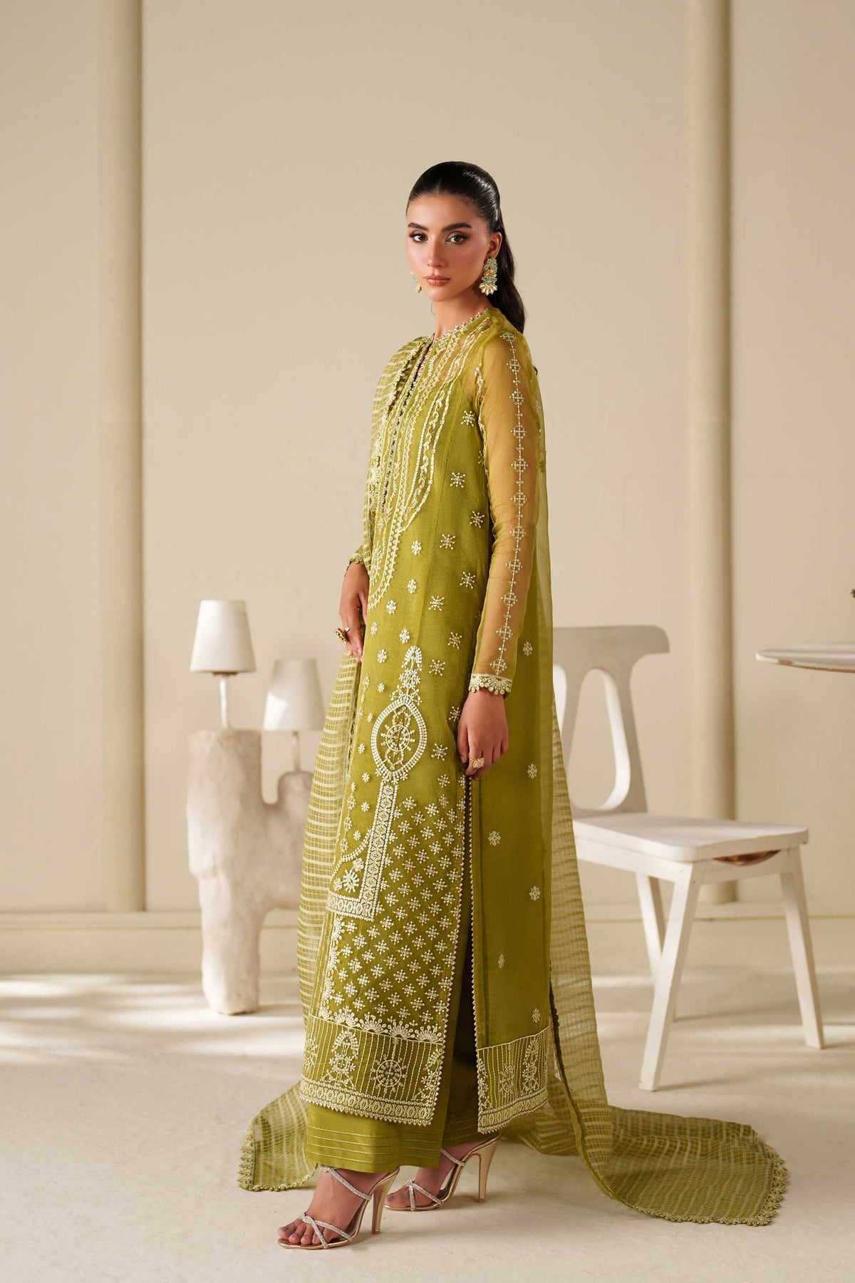 Akbar Aslam | Formal Pret | Lumi - Formal Dress - available at Maria Faisal in UK and USA.