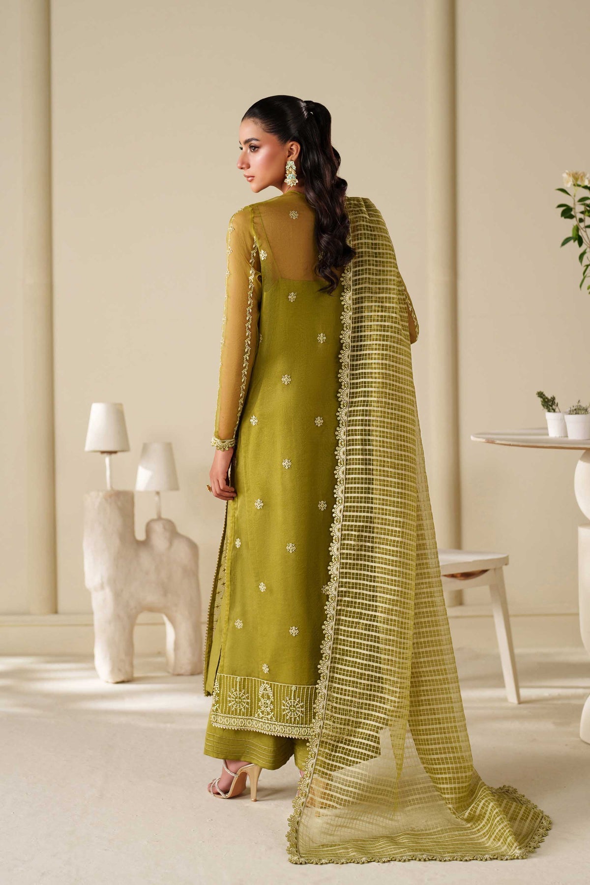 Akbar Aslam | Formal Pret | Lumi - Formal Dress - available at Maria Faisal in UK and USA.