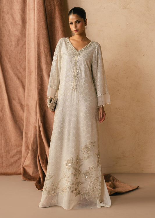 Mahgul | Alea Luxury Pret | Pearl Mirage - Luxury Dress - available at Maria Faisal in UK and USA.
