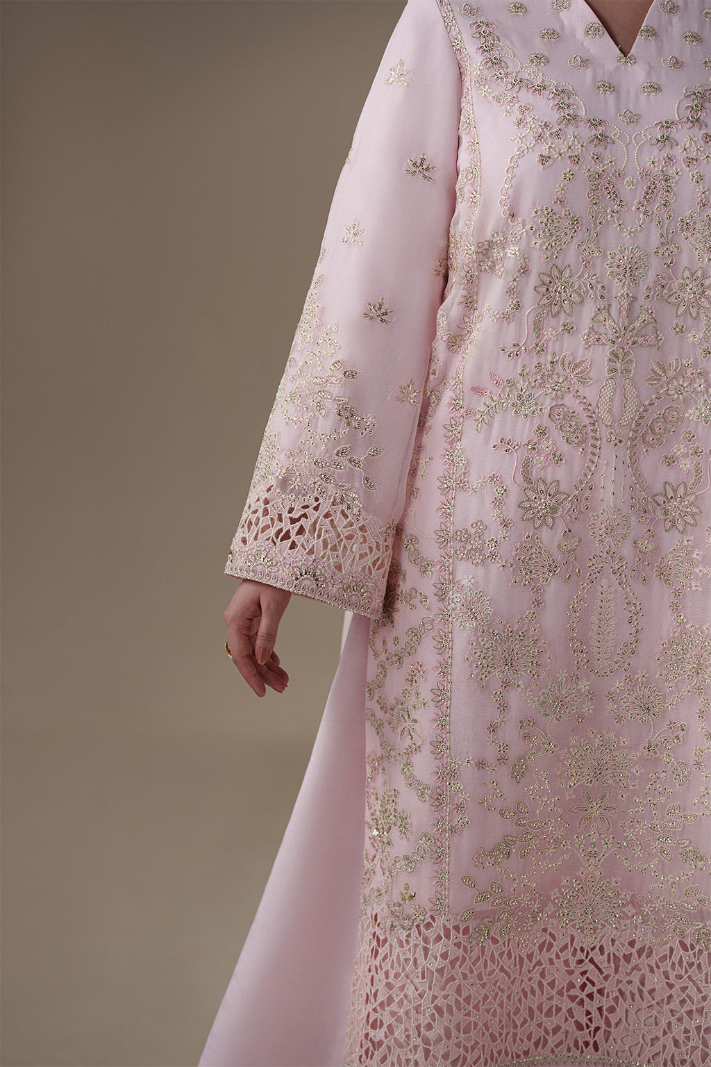 Emaan Adeel | Nouvelle Luxury Chiffon | LUNE - Formal Dress - available at Maria Faisal in UK and USA.