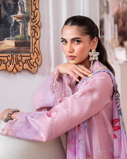 Roheenaz | Aezel Embroidered Cambric | Evale - Ladies Clothes - Maria Faisal