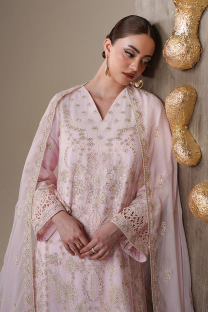 Emaan Adeel | Nouvelle Luxury Chiffon | LUNE - Formal Dress - available at Maria Faisal in UK and USA.