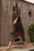 Charizma | C Prints Winter 25 |  3-PC Unstitched Printed Linen Collection CPW5-05 - Ladies Clothes - Maria Faisal