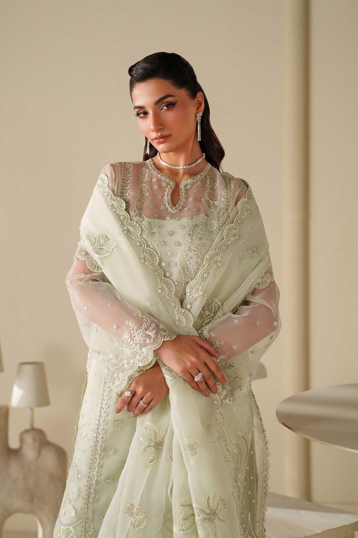Akbar Aslam | Formal Pret | Elan - Formal Dress - available at Maria Faisal in UK and USA.