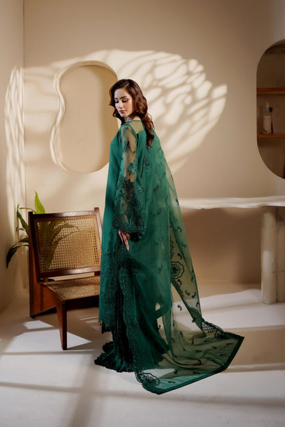 Maryams | Noir Luxe | MERSERA-NOR-1403 - Formal Dress - available at Maria Faisal in UK and USA.