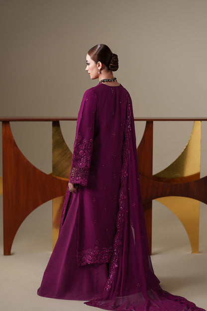 Emaan Adeel | Nouvelle Luxury Chiffon | THEA - Formal Dress - available at Maria Faisal in UK and USA.