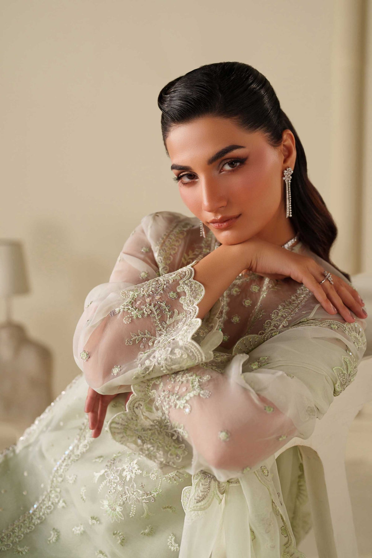 Akbar Aslam | Formal Pret | Elan - Formal Dress - available at Maria Faisal in UK and USA.