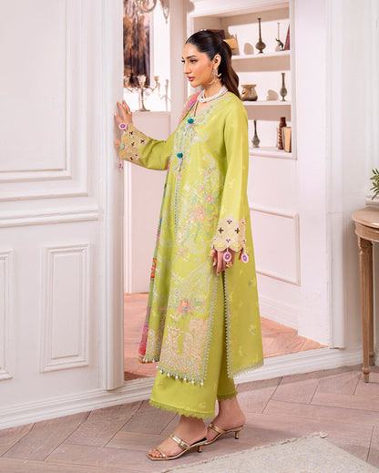 Roheenaz | Aezel Embroidered Cambric | Arven - Ladies Clothes - Maria Faisal