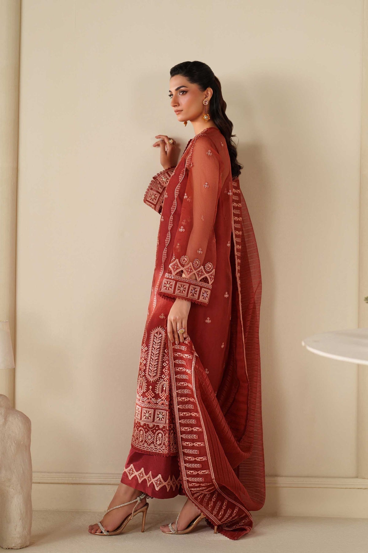 Akbar Aslam | Formal Pret | Elane - Formal Dress - available at Maria Faisal in UK and USA.