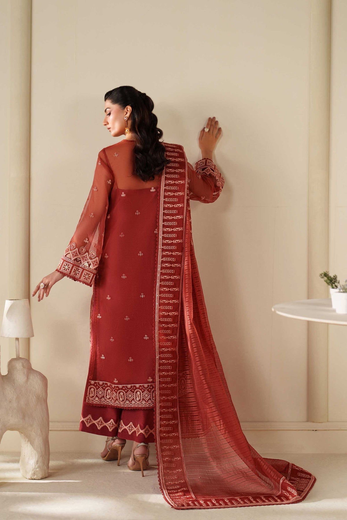 Akbar Aslam | Formal Pret | Elane - Formal Dress - available at Maria Faisal in UK and USA.