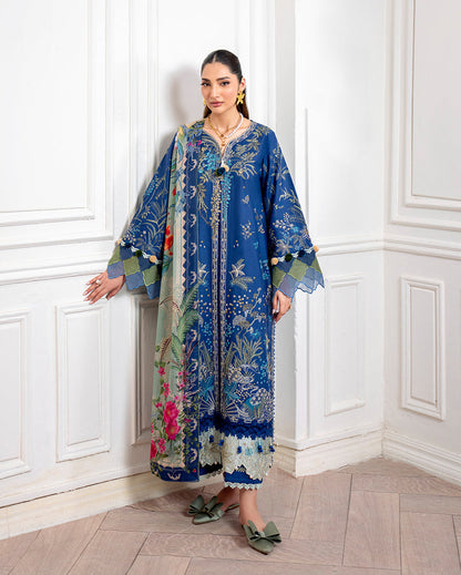 Roheenaz | Aezel Embroidered Cambric | Insha - Ladies Clothes - Maria Faisal