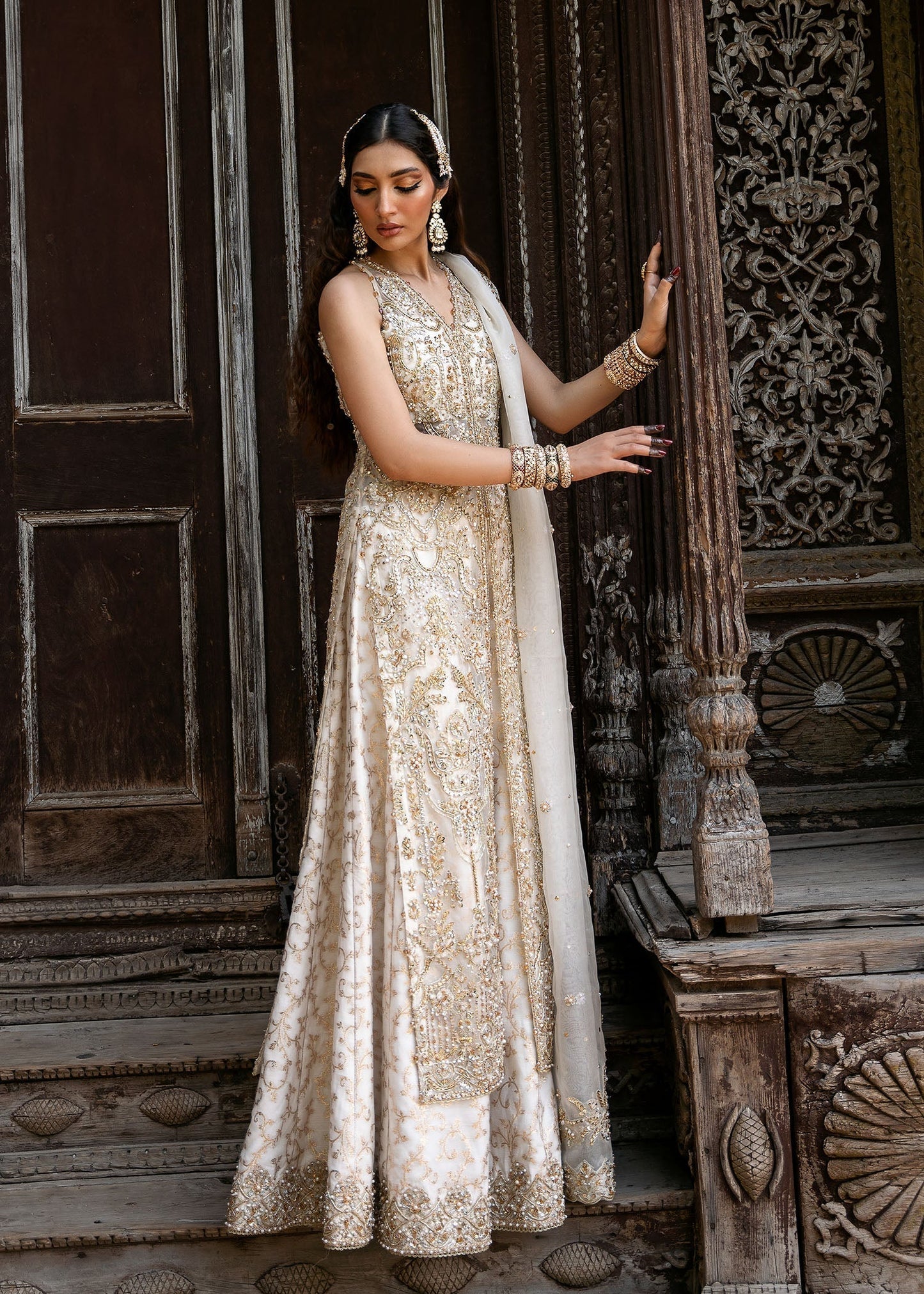 Kanwal Malik | Sajni Wedding Formals 24 | Nisha - Designer Dress with Intricate embroidery and embellishments. Shop elegent wedding dress at Maria Faisal.