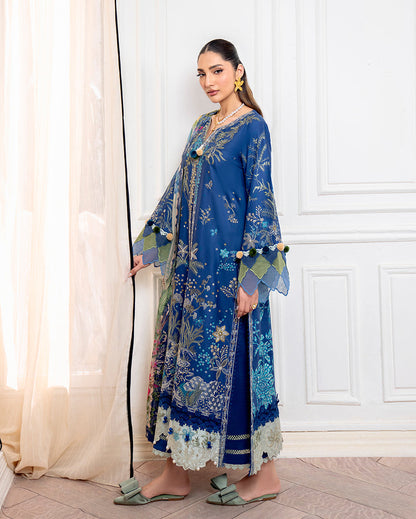 Roheenaz | Aezel Embroidered Cambric | Insha - Ladies Clothes - Maria Faisal