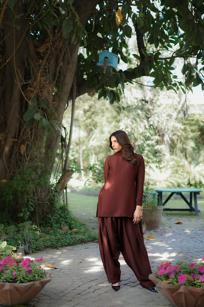 Erum Khan | Nue Pret | Espresso Gloe - Ladies Clothes - Maria Faisal